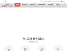 Tablet Screenshot of cityofcolfax.org